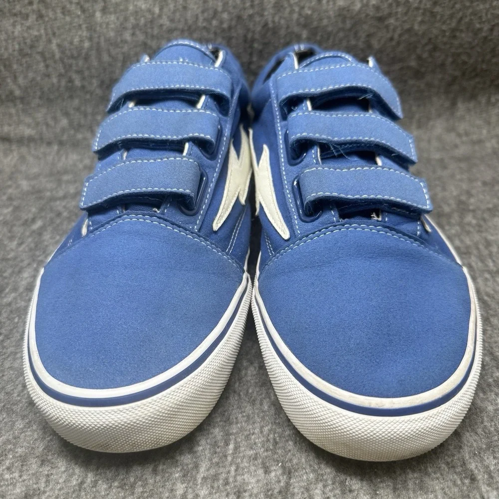 Revenge X Storm Low Top Lace Up Men's Sneakers Blue/White Solid Casual